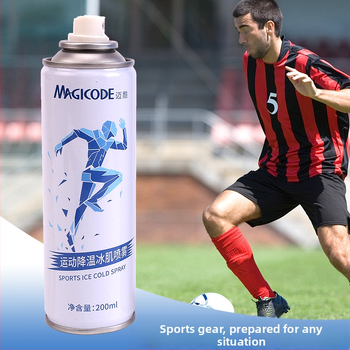 Nai Force Futbola trenēšanas sprejs – ātra sāpes mazināšana muskuļu sastiepumu gadījumā, dzesējošs efekts (Zīmols: Nai Force • Futbols • Trenēšanas palīglīdzekļi)