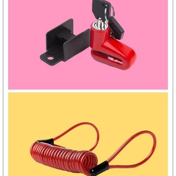 DEROACE/Dilushi elektrilise sõiduki lukk vargusevastase alarmiga, mudel 1, tootekood 0088, Ameerika stiil