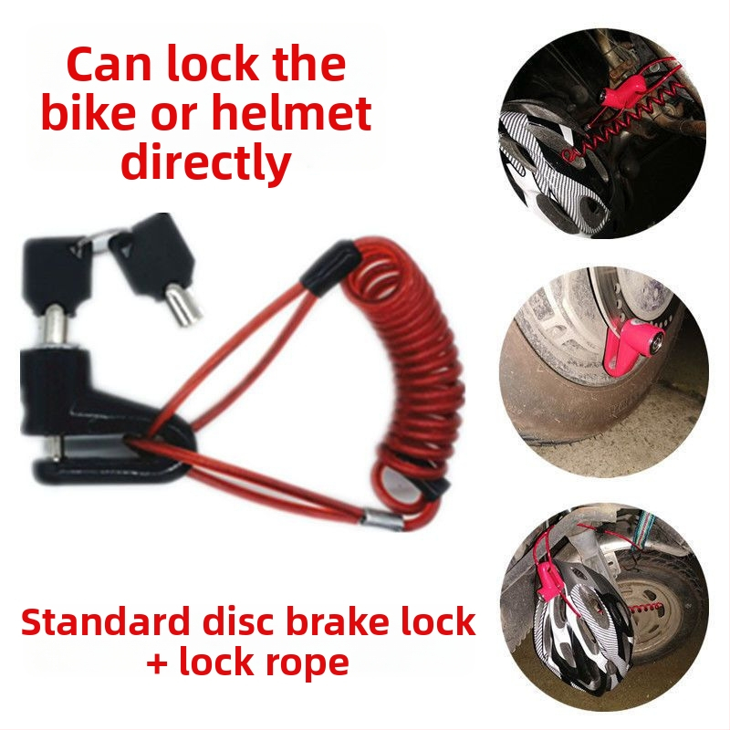 DEROACE/Dilushi elektrilise sõiduki lukk vargusevastase alarmiga, mudel 1, tootekood 0088, Ameerika stiil