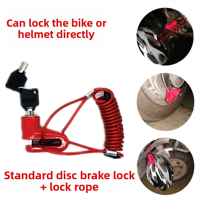 DEROACE/Dilushi elektrilise sõiduki lukk vargusevastase alarmiga, mudel 1, tootekood 0088, Ameerika stiil