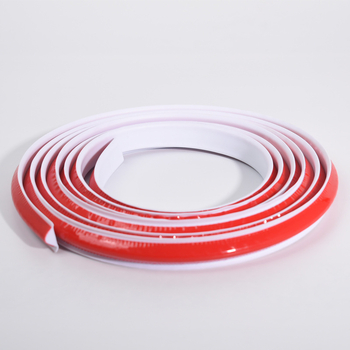 PVC élvédő profil, öntapadós, vízálló, rugalmas, fürdőszoba padlói és falaihoz