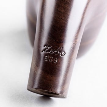 Pipa od sandalovog drveta, zakrivljenog dizajna, višekratna upotreba, mogućnost tiska logotipa