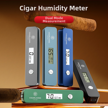 Cigaro drėgmės matuoklis - prekės ženklas CIGARLOONG/Cigarloong, modelis CX-25IT, medžiaga: plastikas, stilius: lengvas prabanga, paprastas dizainas