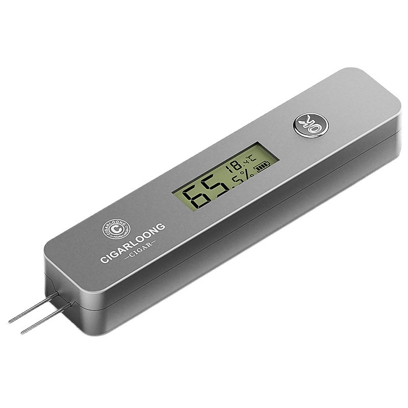Μετρητής υγρασίας πούρων - μάρκα CIGARLOONG/Cigarloong, μοντέλο CX-25IT, υλικό: πλαστικό, στυλ: ελαφριά πολυτέλεια, απλός σχεδιασμός