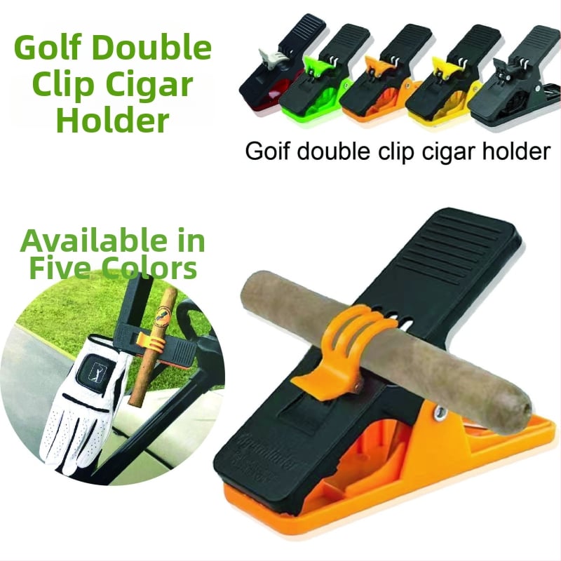 Dvigubo sluoksnio cigarclip – golfo aksesuaras, ABS plastikas