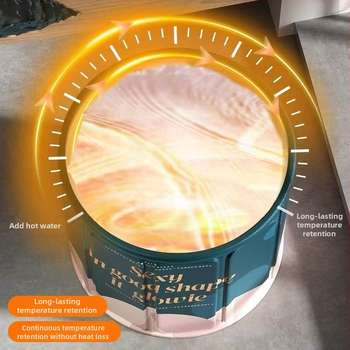 Sulankstoma vonia suaugusiems su dangteliu, vandeniui atspari medžiaga, izoliuota, su sėdėjimo galimybe