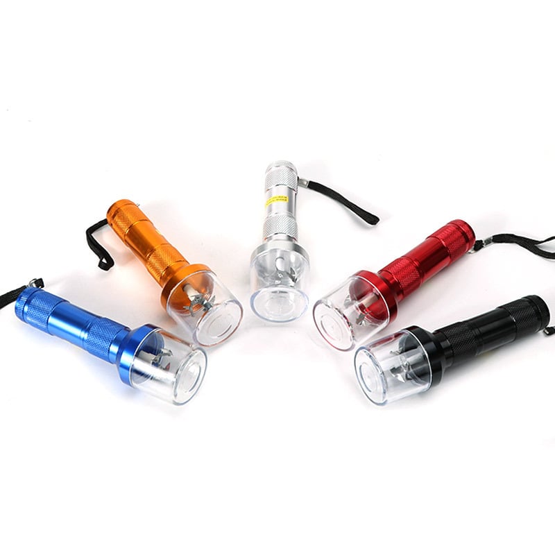 Elektrisks tabakas smalcinātājs no alumīnija sakausējuma, pretvēja dizains, uzglabāšana, logotipa drukāšana un pielāgošana