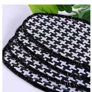 Lillemustriga teksliilist sisetallad niiskustõmbamise ja deodoratsioonifunktsiooniga, unisex täiskasvanutele, sobivad spordijalatsitele, nahkjalatsitele ja igapäevastele jalanõudele