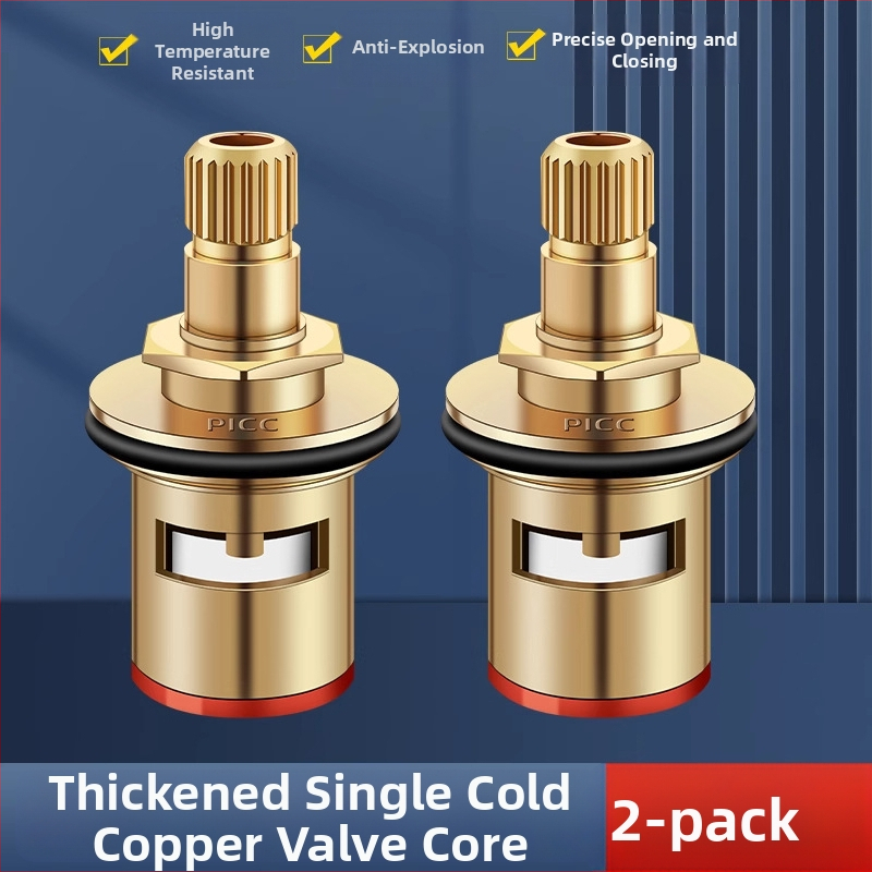 Keraminis vožtuvo šerdis virtuvės maišytuvui – šaltas/karštas vanduo, PC+ keramika, šiuolaikiškas minimalistinis stilius