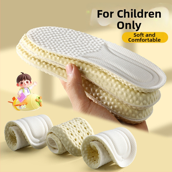 Kang Yue 2508 Gyerek talpbetét – teljes hosszúságú PU talpbetét, masszírozó, légáteresztő, izzadság- és szagtalanító, ütéscsillapító funkciókkal; kompatibil sportcipőkhöz, bőr cipőkhöz, bakancsokhoz és casual cipőkhöz.