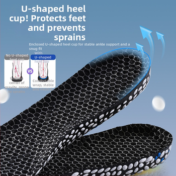 Grafénnel és ETPU-val készült sporttalp, ütéscsillapító tömítés, antibakteriális és szagtalanító hatású, lélegző, uniszex, modell 5135-3, teljes hosszú talp