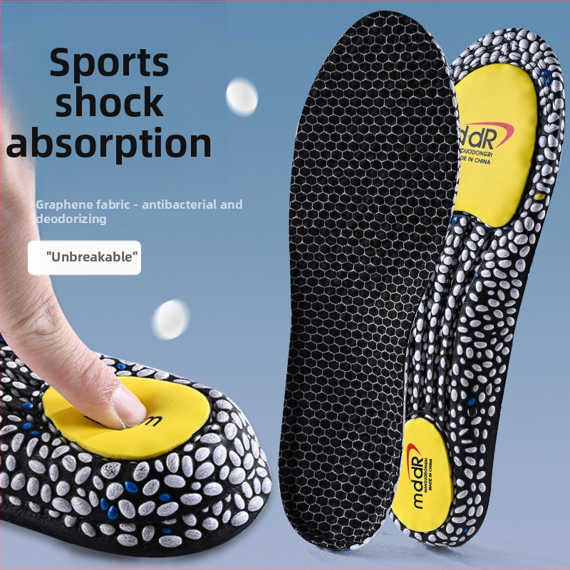Grafénnel és ETPU-val készült sporttalp, ütéscsillapító tömítés, antibakteriális és szagtalanító hatású, lélegző, uniszex, modell 5135-3, teljes hosszú talp