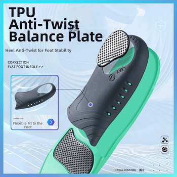 PU ortopéd talpbetét lapos lábra, boltozat-támasztó, teljes hosszúságú, nedvességelvezető, sportos és hétköznapi viselethez