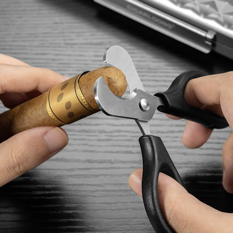 Cigaro pjaustytuvas su tabletėlių pjaustytuvu, nerūdijantis plienas, Cigarloong CE-25GX1