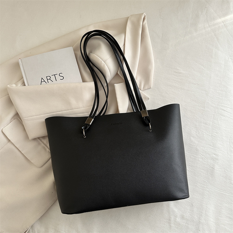 Naistele PU tote kott - linnalikkus, horisontaalne ruudukujuline kuju, tõmblukk