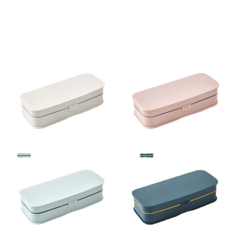 Kaasaskantav siuvamisekomplekt, mitmekülgne käsitsi õmblemise hoiukast, lihtne stiil, 100 tükki pakend, Spring Association bränd