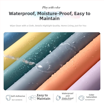 Dekoratyvinis PVC sienų lipdukas, atsparus vandeniui ir drėgmei, atsparus nešvarumams; 1 vnt.; skirtas miegamajam, studijai, virtuvei ir voniai; šiuolaikinis minimalistinis stilius.