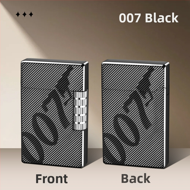 Metalinė uždegimo priemonė su butanu, daugkartinis naudojimas, japonų stiliaus minimalistinis dizainas; dovana vestuvėms, gimtadieniams ir festivalams