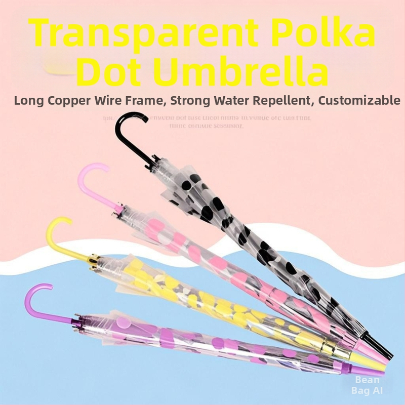 Aegis garās rokas reklāmas lietussargs, 8 ribu dzelzs rāmis, plastmasas audums, pilnībā automātiska atvēršana, iespējama logotipa drukāšana