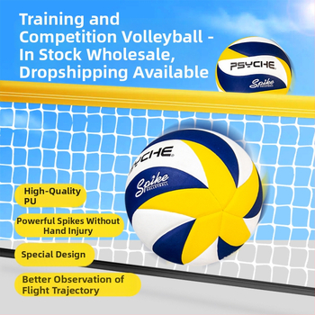 PSYCHE No.5 vidaus tinklinio kamuolys, PU medžiaga, klijuotos siuvos, HF-V5039