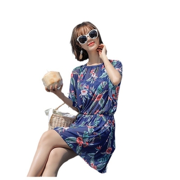 Γυναικείο μαγιό split με μακριά μανίκια, εκτύπωση, πολυεστερικό ύφασμα με 85% περιεκτικότητα και επένδυση 100% πολυεστέρα, θήκες στήθους με επένδυση, χωρίς μεταλλική υποστήριξη.