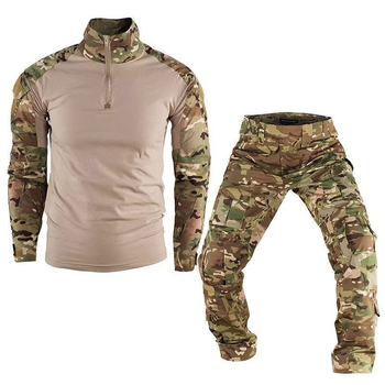 Обучителна униформа - Frog Suit Set, Камуфлаж, памучно-блендна тъкан, бързосъхнеща и водоустойчива, унисекс