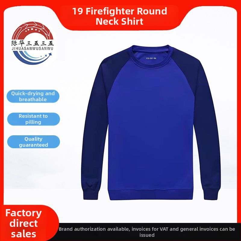 Jihua unisex pikkade varrukatega treeningülikond, ümmarguse kaelusega, puuvillase segu kangas, kiiresti kuivav, hingav, kulumiskindel ja tuulekindel, ühevärviline, sobib jooksmiseks, jõusaalitrenni ja matkamiseks