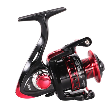 Sukamoji ritė spiningas; visos metalų konstrukcija; atspari jūros vandeniui; ilgi metimai; skirtas jūrinei žvejybai su masalais