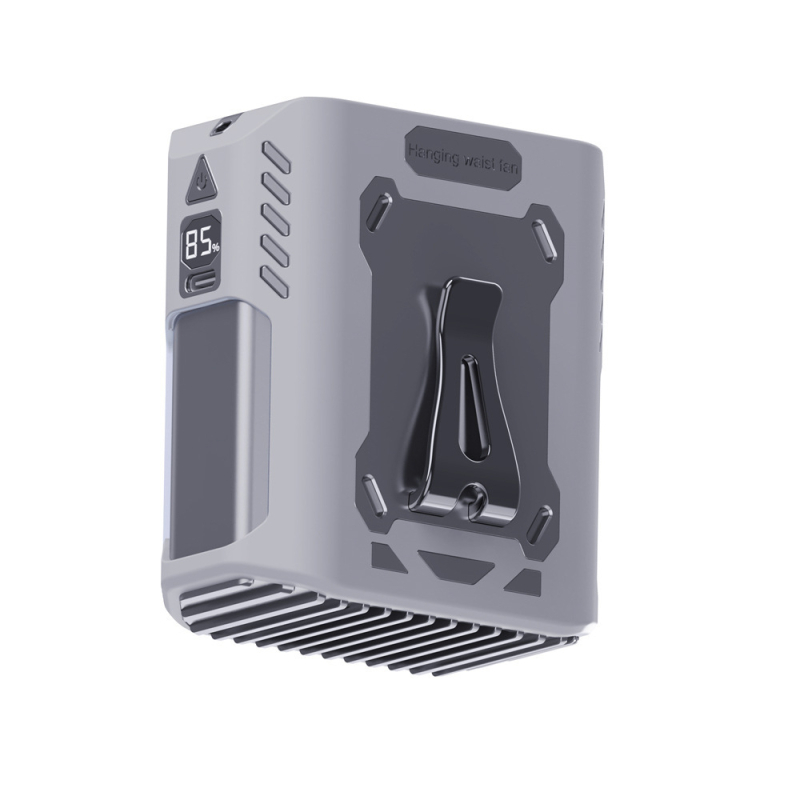 Ručni prijenosni ventilator s ugrađenom baterijom, 5 lopatica, brushless motor, USB napajanje, hlađenje ledom