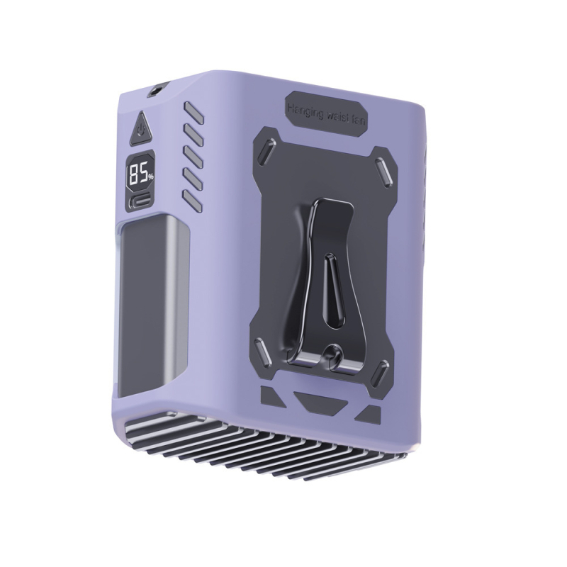 Ručni prijenosni ventilator s ugrađenom baterijom, 5 lopatica, brushless motor, USB napajanje, hlađenje ledom