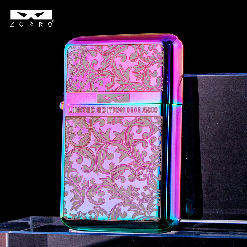 ZORRO790 керосинова запалка, метално тяло, медно ядро, ветрозащитена, едночастова конструкция