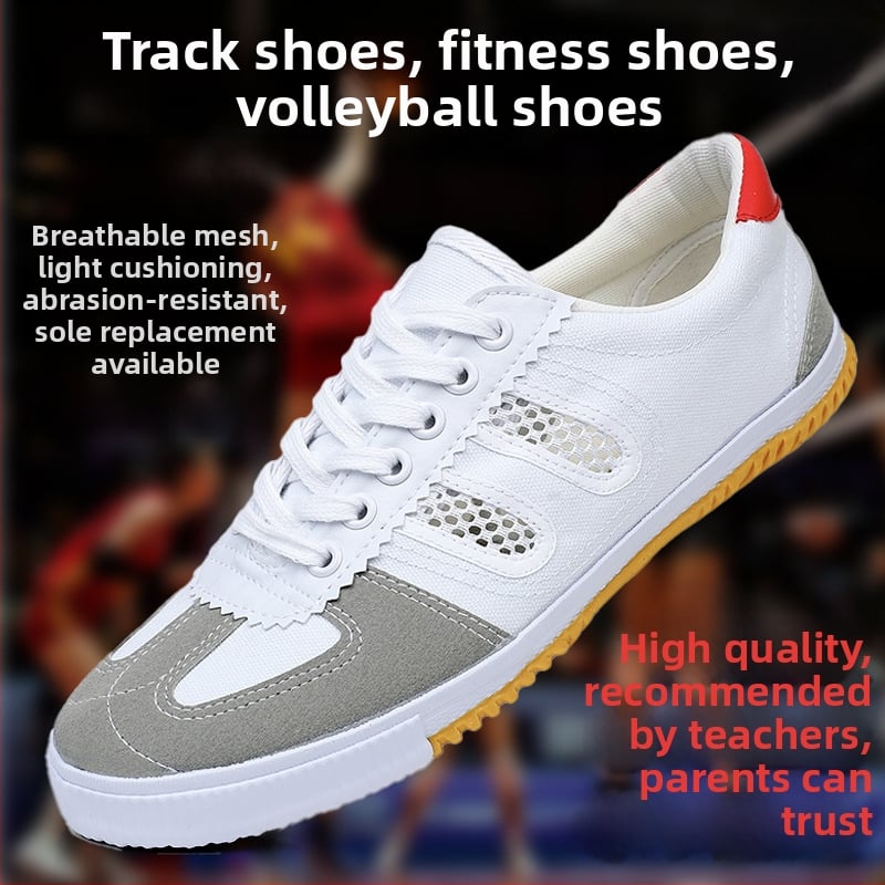 Unisex sieťové volejbalové tenisky, šnúrky, priedušné a odolné voči opotrebeniu, gumová podrážka, vulkanizovaná konštrukcia, pre volejbal a tréning