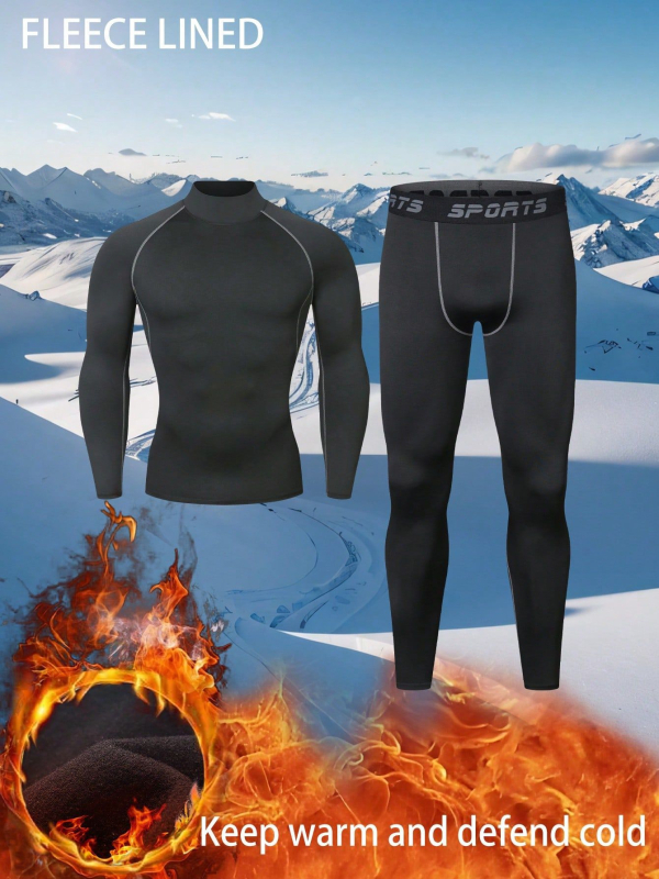 Meeste talvine fleksi jooksukomplekt treeninguks, materjal: polüester/Vinylon, vooder: lina (91–95%)