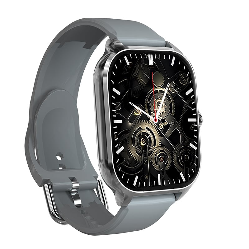 Έξυπνο ρολόι με παρακολούθηση καρδιακών παλμών, μέτρηση βημάτων, κλήσεις Bluetooth, αδιάβροχο, ασύρματη φόρτιση