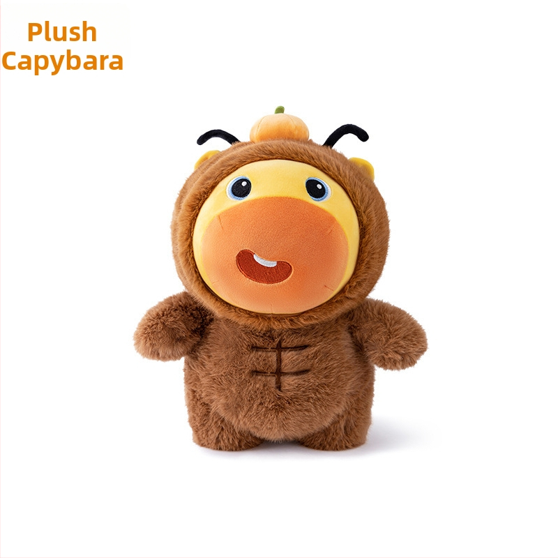 Capybara Lu Lu plüüsnukk – PP puuvillane täide, veluurplüüs materjal, sobib alates 14. eluaastast