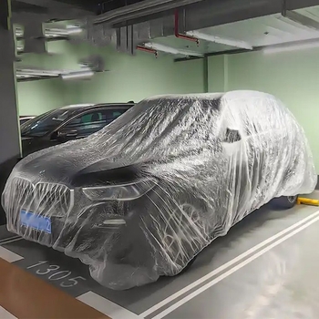Еднократна покривка за автомобил | Chunhan универсална пластмасова защитна обвивка | Персонализирана