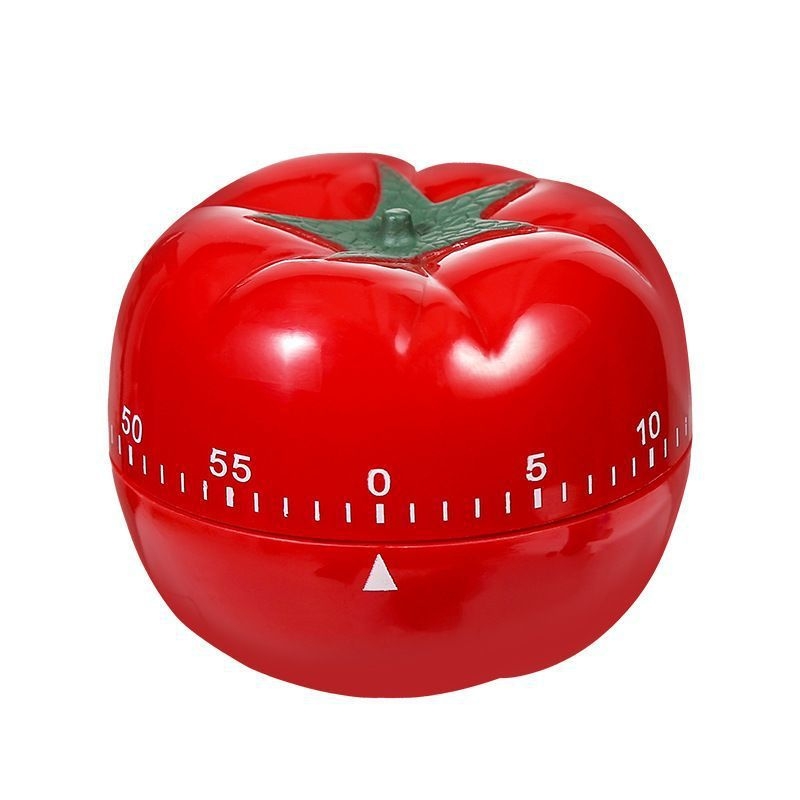 Cronometru Pomodoro: alimentare mecanică, mișcare mecanică, afișaj pe o parte, carcasă din plastic, funcție decorativă