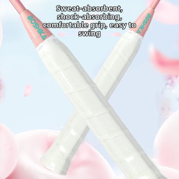 Badminton raketė Bushi Card — ferroalijos rėmas, nailoninės virvės, pradedantiesiems jaunimui, vidutinė standumas, logotipo spausdinimas galimas