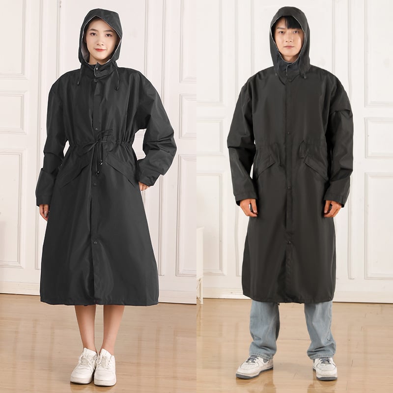 Poncho de ploaie pentru drumeții, design universal, țesătură Chunya Spinning, strat PU, pentru adulți