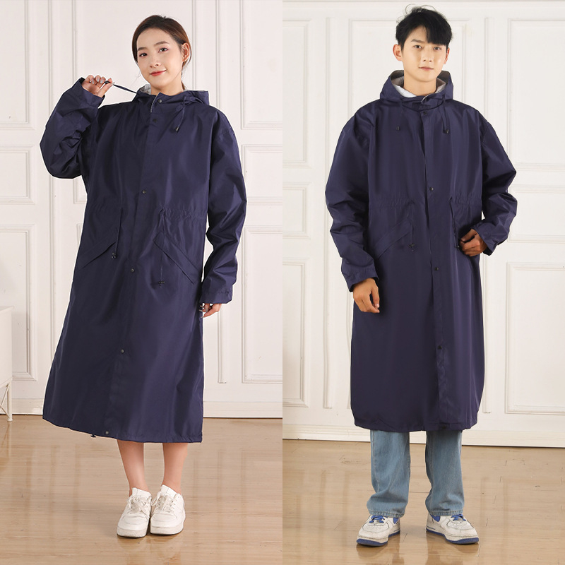 Poncho de ploaie pentru drumeții, design universal, țesătură Chunya Spinning, strat PU, pentru adulți