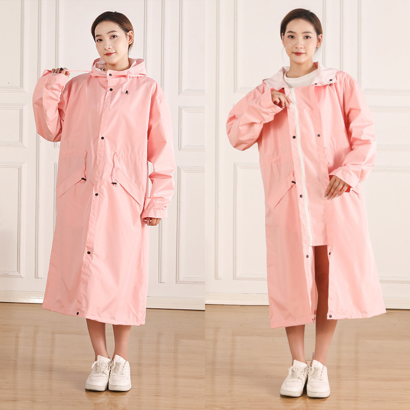 Poncho de ploaie pentru drumeții, design universal, țesătură Chunya Spinning, strat PU, pentru adulți