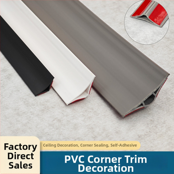 PVC élszalag, öntapadó, ívelt sarok dekoratív csík, vízálló, kopásálló, antistatikus