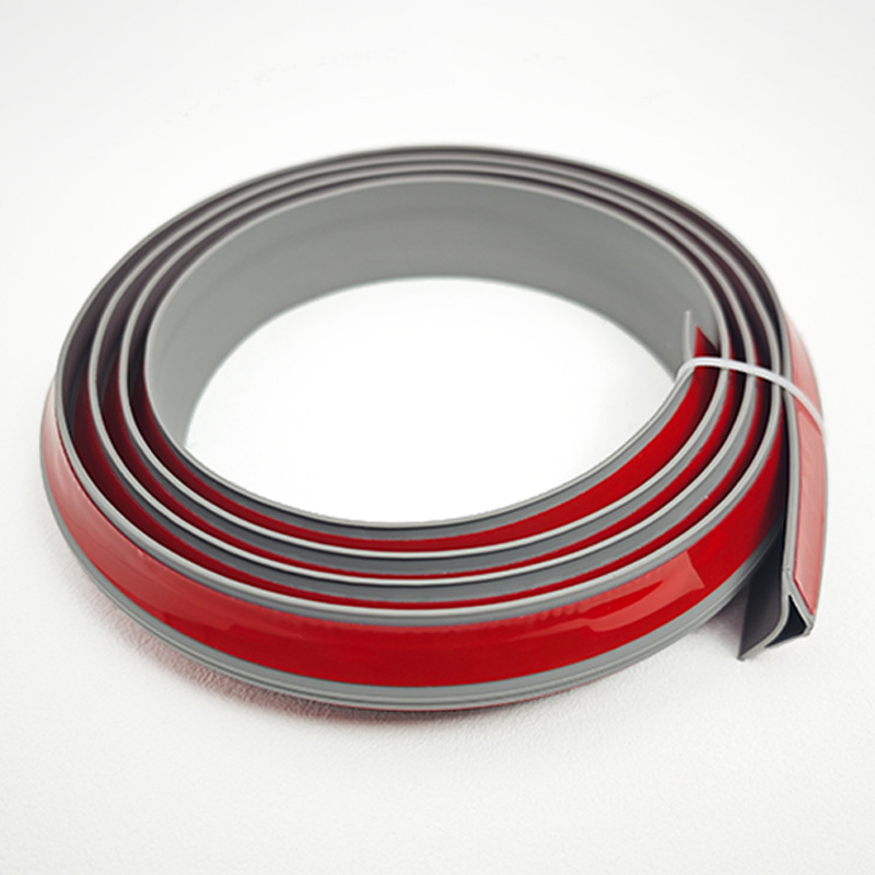 PVC élszalag, öntapadó, ívelt sarok dekoratív csík, vízálló, kopásálló, antistatikus