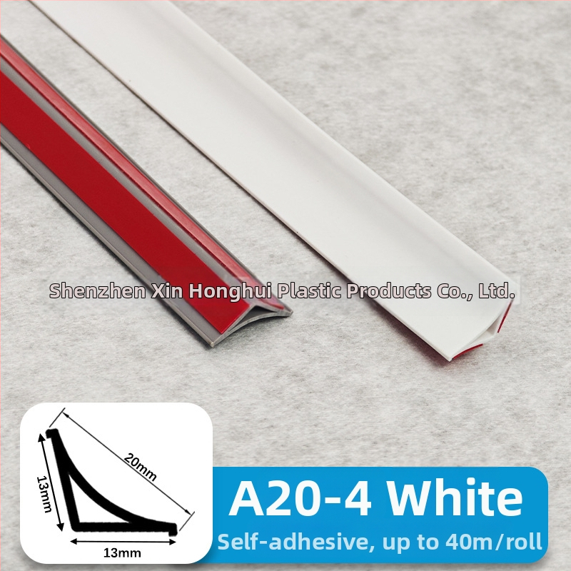 PVC élszalag, öntapadó, ívelt sarok dekoratív csík, vízálló, kopásálló, antistatikus