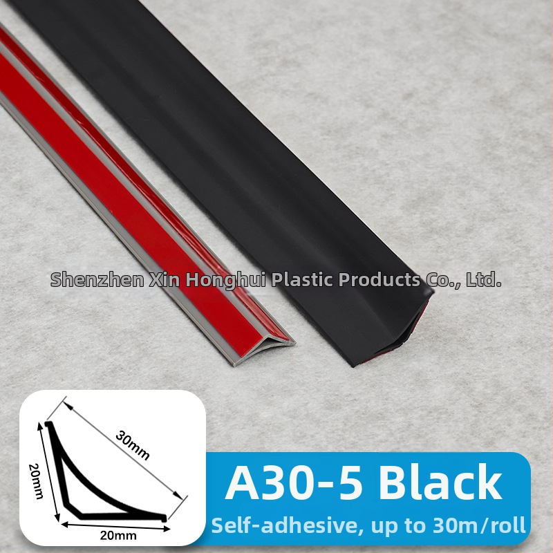 PVC élszalag, öntapadó, ívelt sarok dekoratív csík, vízálló, kopásálló, antistatikus