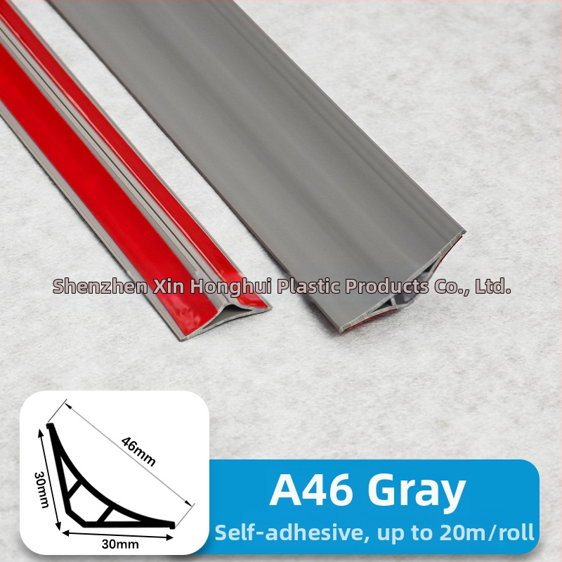 PVC élszalag, öntapadó, ívelt sarok dekoratív csík, vízálló, kopásálló, antistatikus