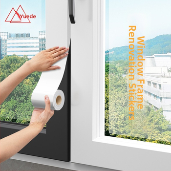 Yude PET sienų lipdukas - atsparus vandeniui, alyvos atsparus, lipnus kraštų sandariklis spintelėms, dekoratyvinė linija