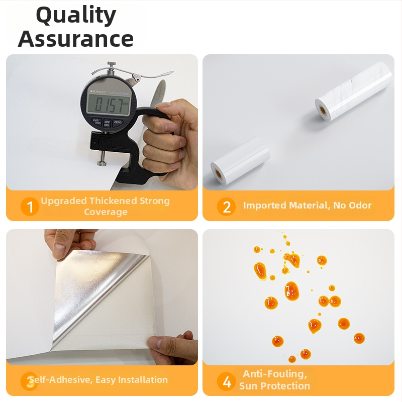 Yude PET nástenný samolepiaci pásik na tesnenie hrán skriniek - vodotesný a olejovzdorný dekoratív čiara