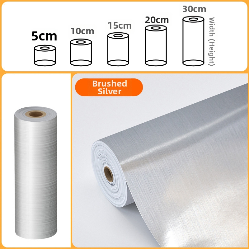 Yude PET sienų lipdukas - atsparus vandeniui, alyvos atsparus, lipnus kraštų sandariklis spintelėms, dekoratyvinė linija