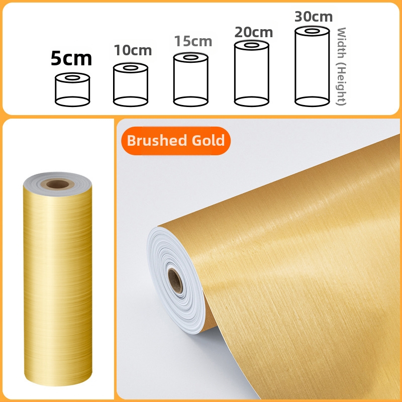 Yude PET sienų lipdukas - atsparus vandeniui, alyvos atsparus, lipnus kraštų sandariklis spintelėms, dekoratyvinė linija